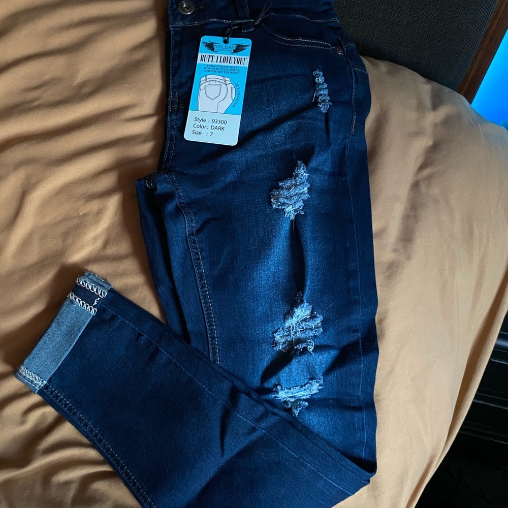 Fashion Nova High Waisted Skinny Jeans (Size 7)